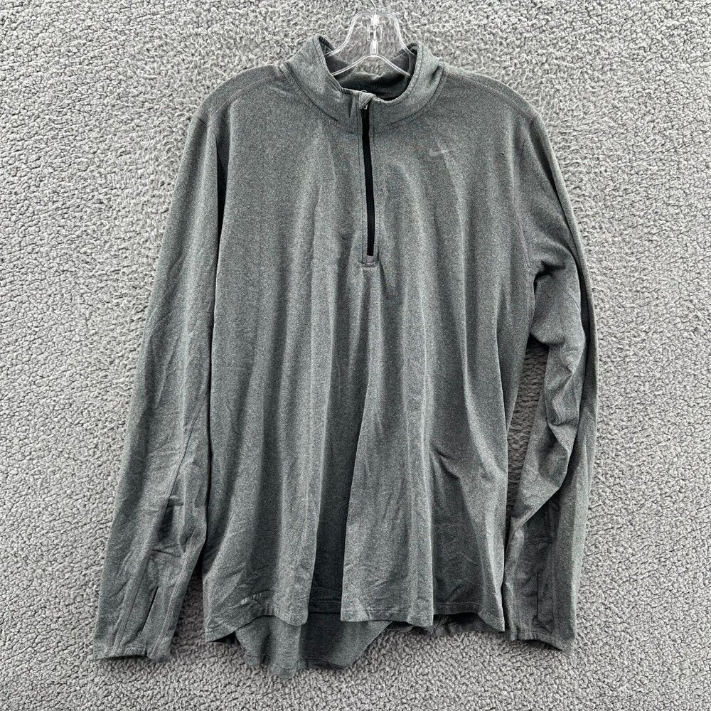 Nike Running 1/4 Zip Pullover Mens Large Dri-Fit Nike Element *